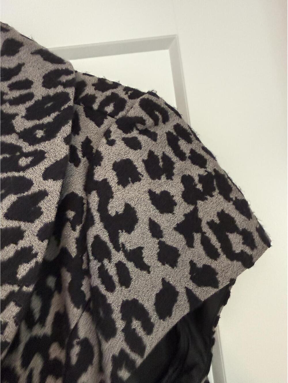 Classiques Entier Leopard Print Short Sleeve Jacket Size L - Picture 3 of 9